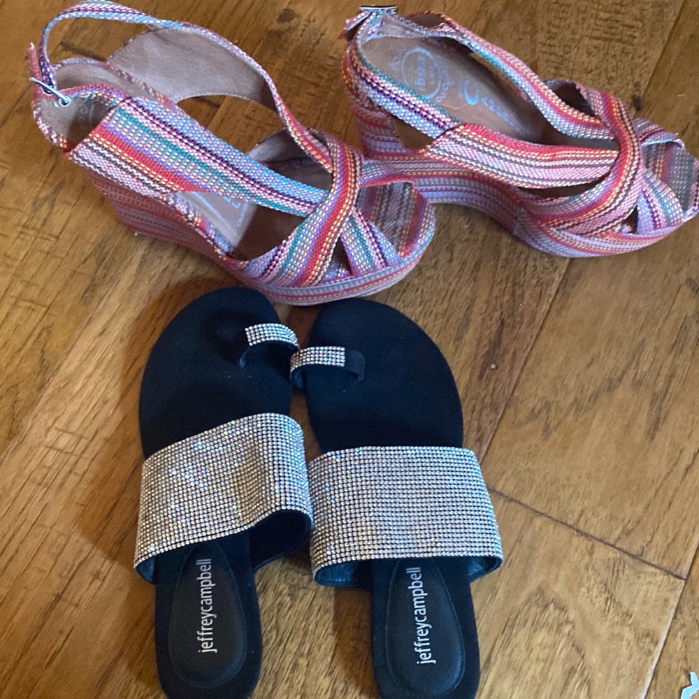 2 pairs of Jeffery Campbell shoes
